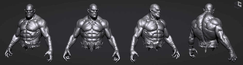 Sumartnerd_Orc_ZBrush