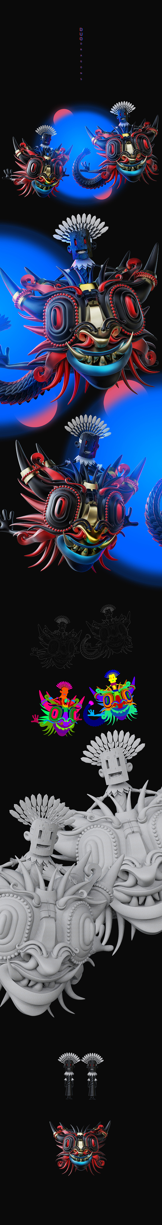 Dragones Behance