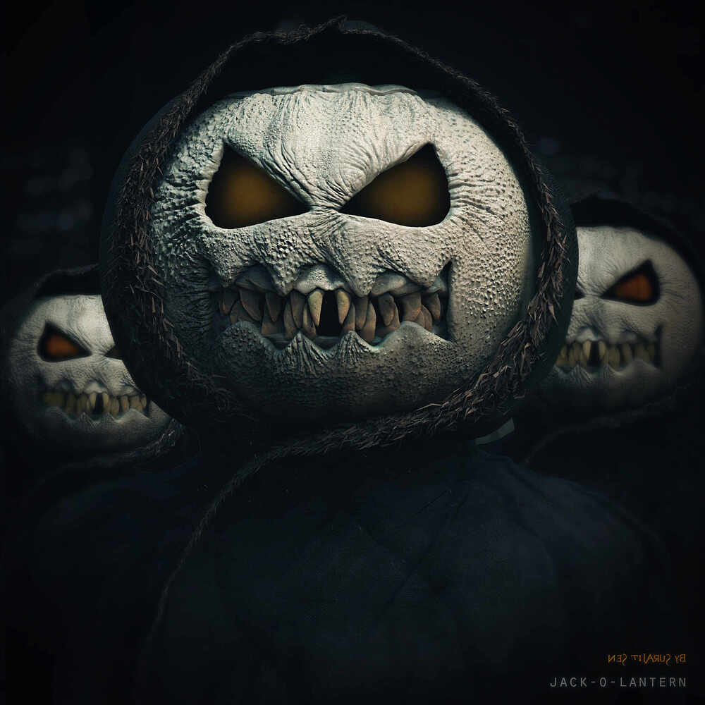 jack-o-lantern_Digital_SCulpture_SurajitSen_Oct2023_A