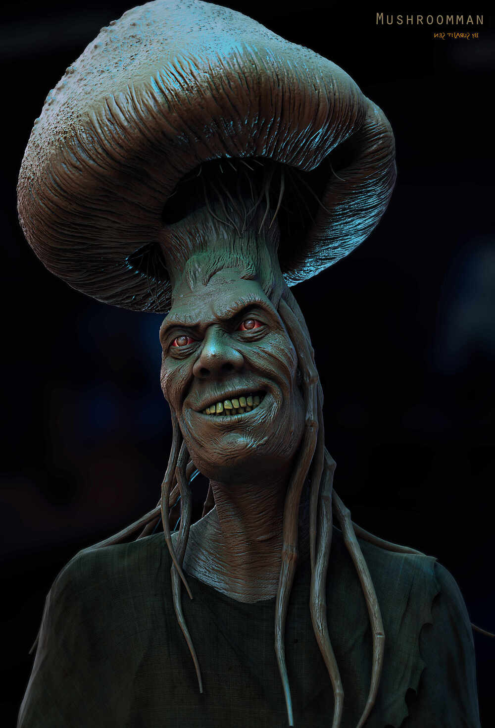 Mushroomman_Digital_SCulpture_SurajitSen_Sept2024