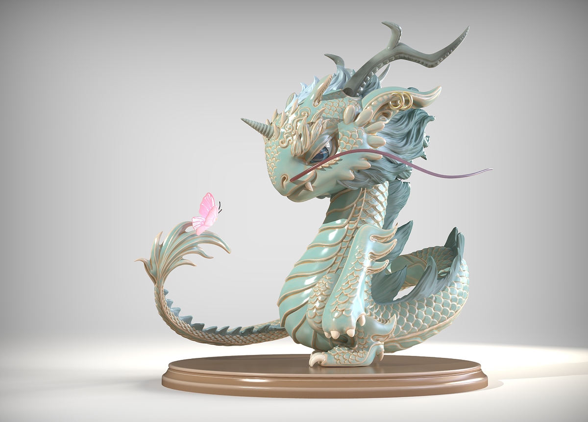 渲染3复古青色.130