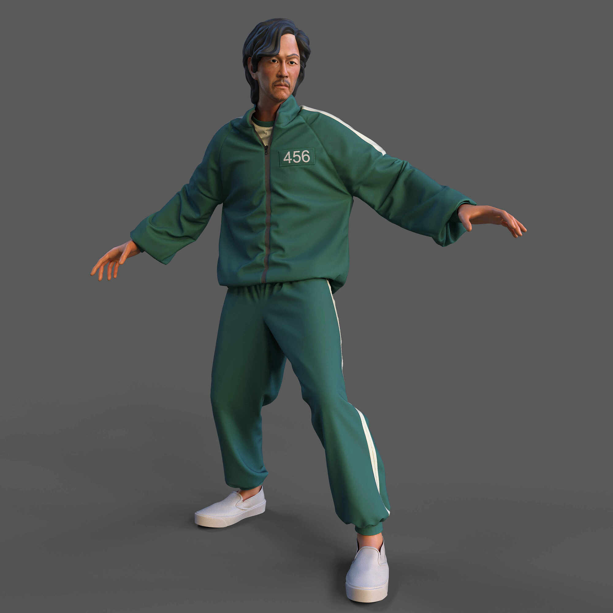 Player 456 Squid GameLee Jungjae ZBrushCentral