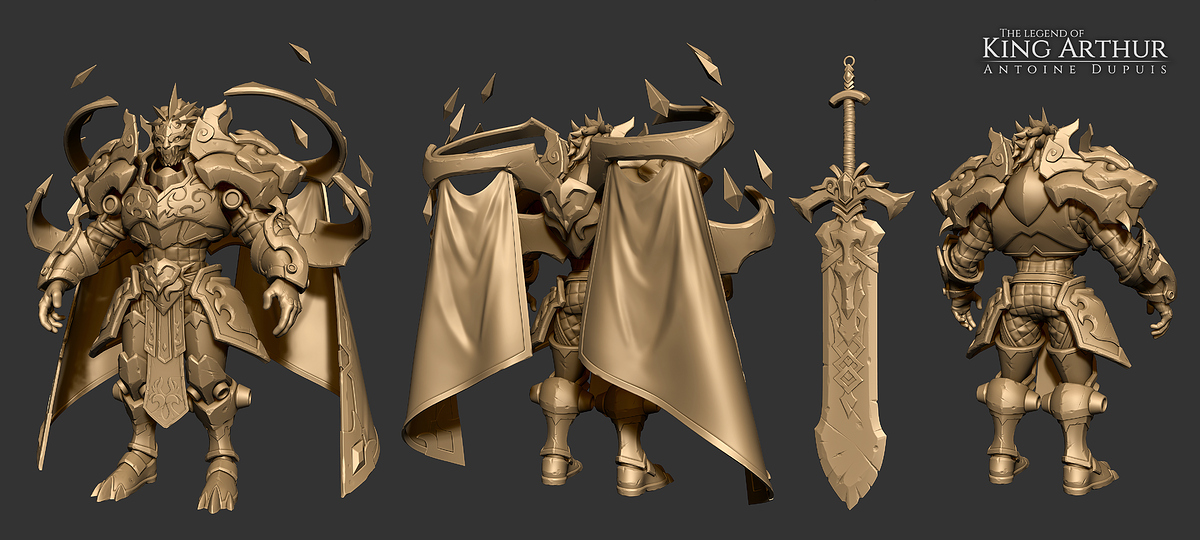 KingArthur_AntoineDupuis_Sculpt