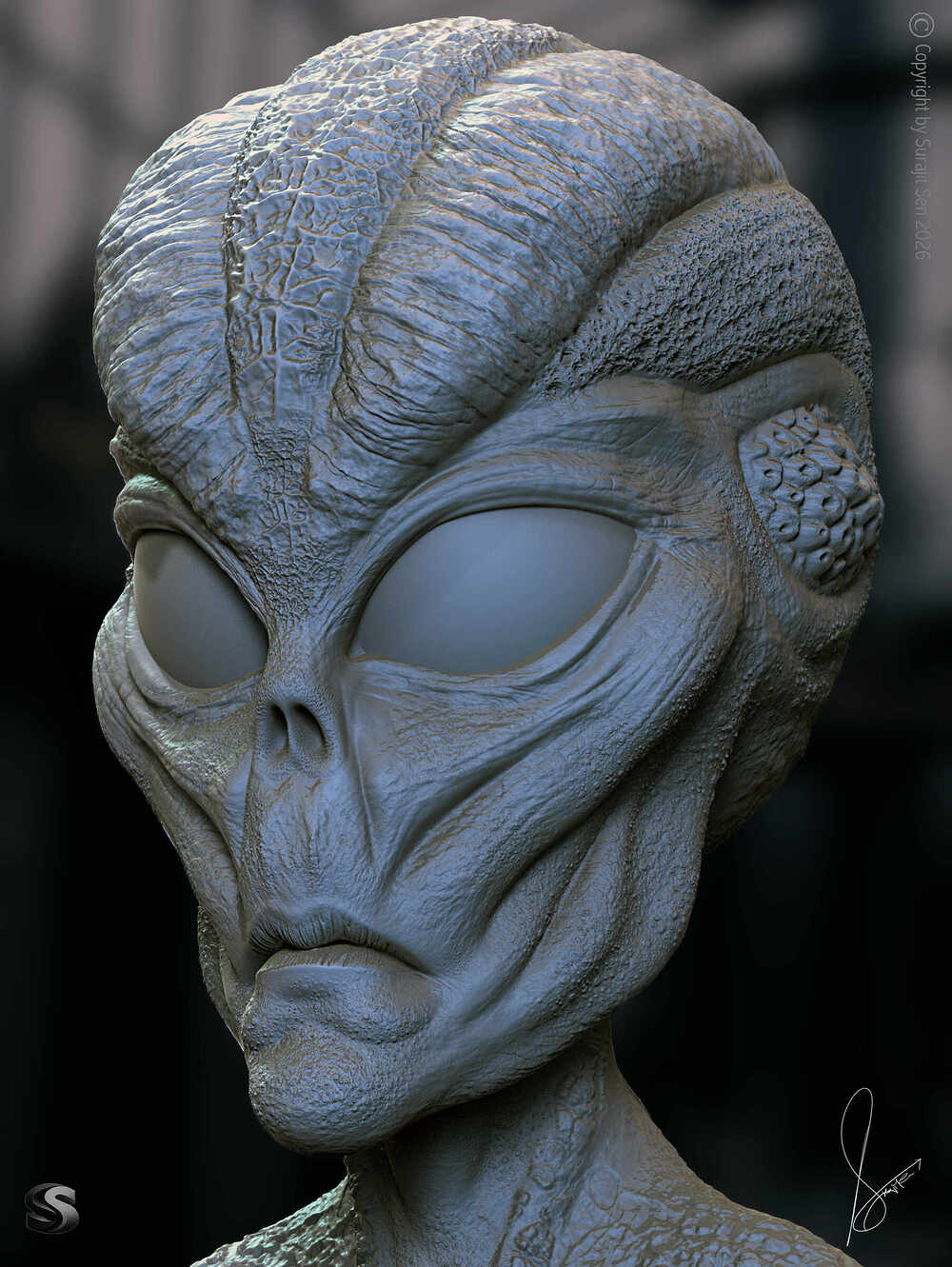 The Elder of Eryndor _Digital_Sculpture_SurajitSen_June2026_CL