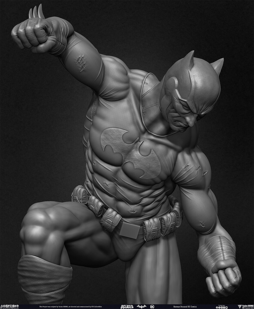 Batman Dceased DC Comics sculpted by Yacine BRINIS 033