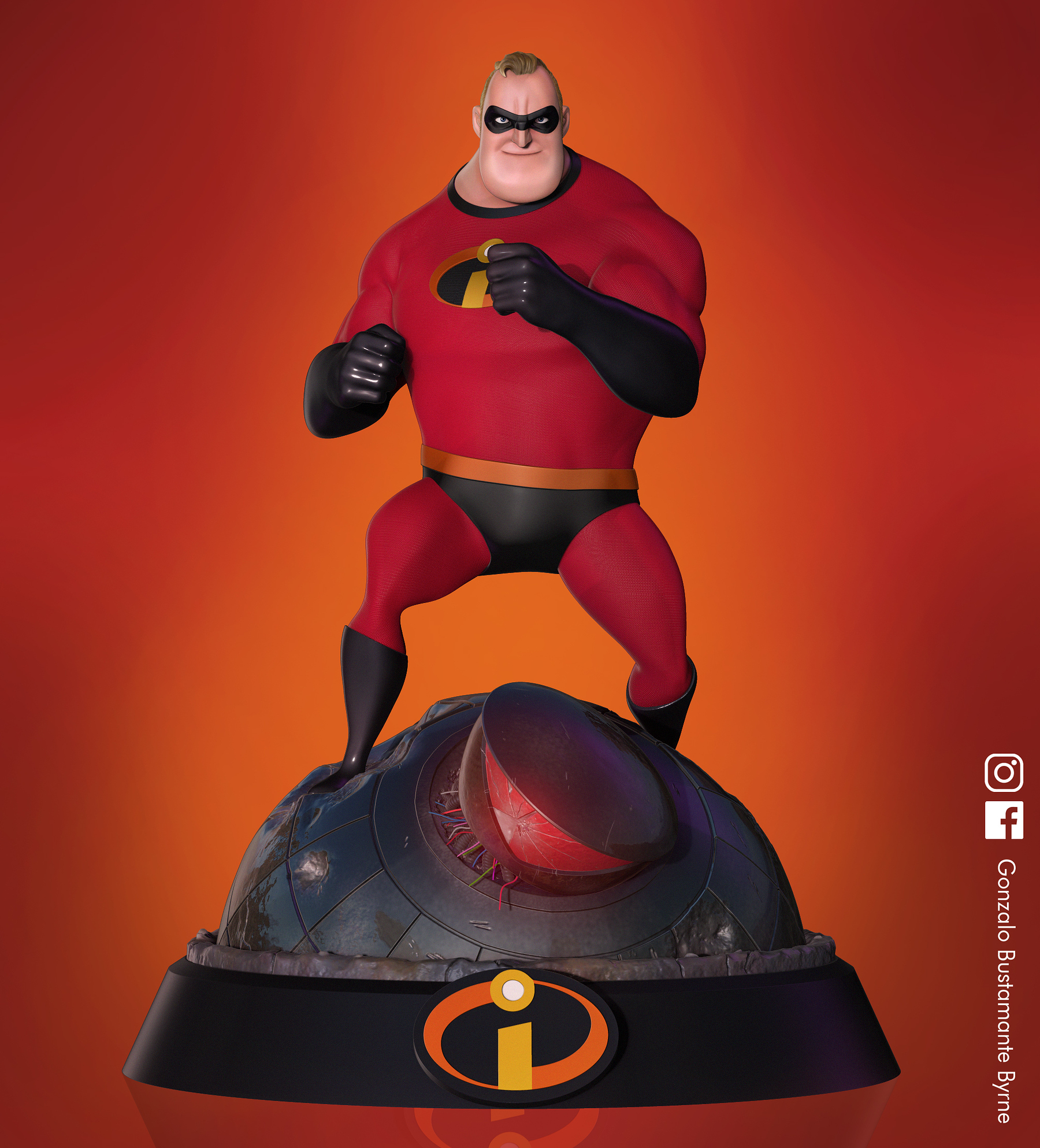 Fan art - Mr. Incredible - ZBrushCentral