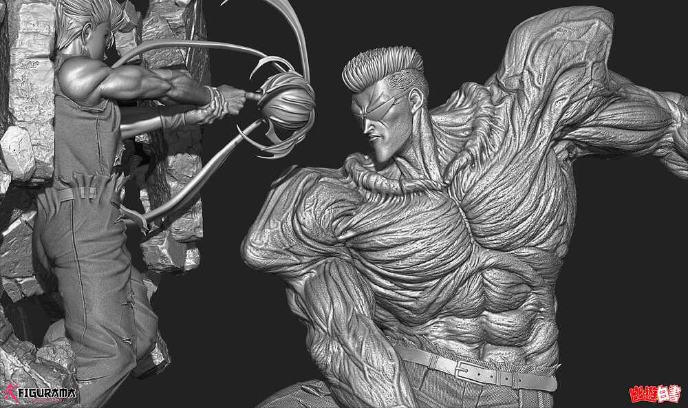 Yuyu_Hakusho_Zbrush_Gray_05