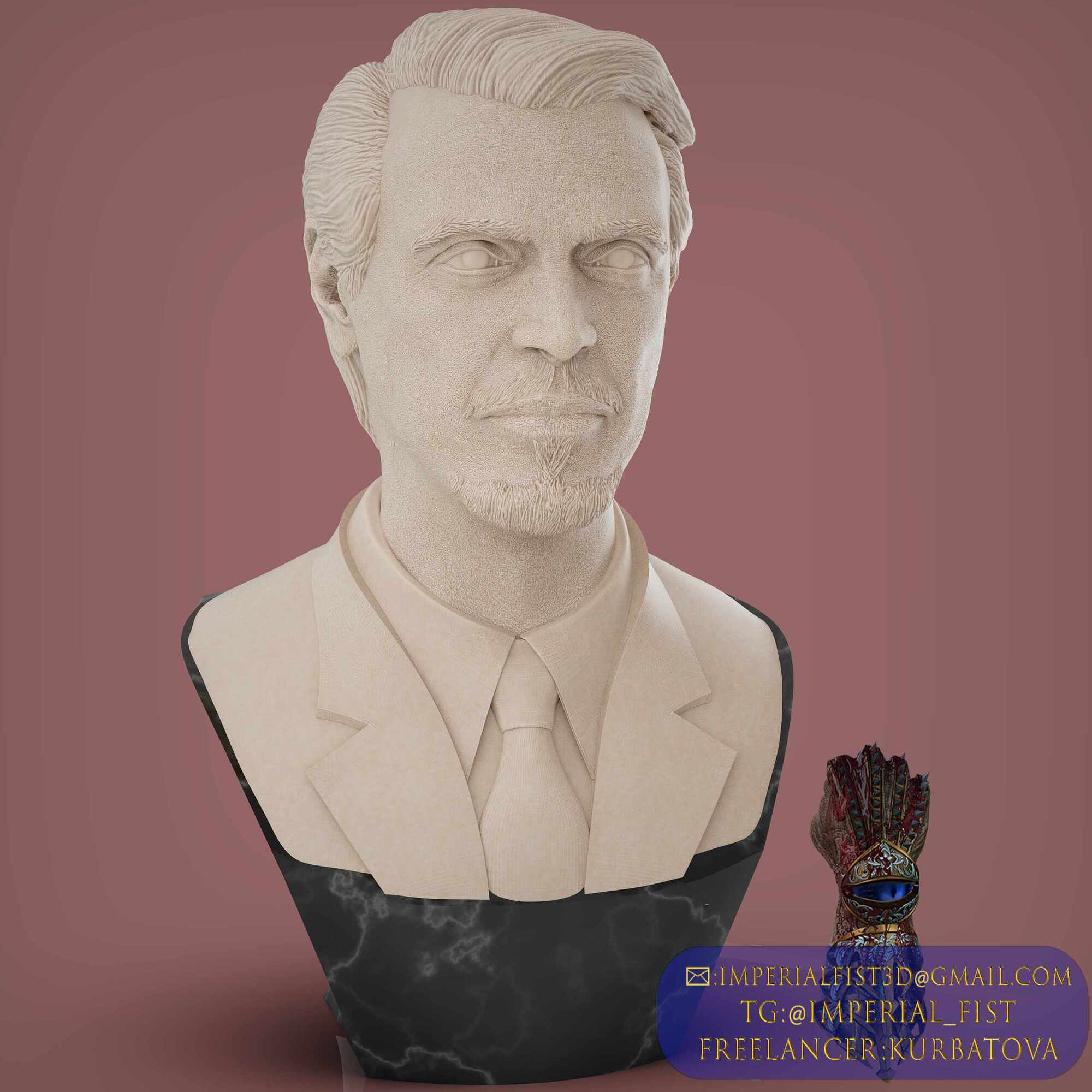 Steve Buscemi As Mr Pink ZBrushCentral steve-buscemi-as-mr-pink-zbrushcentral