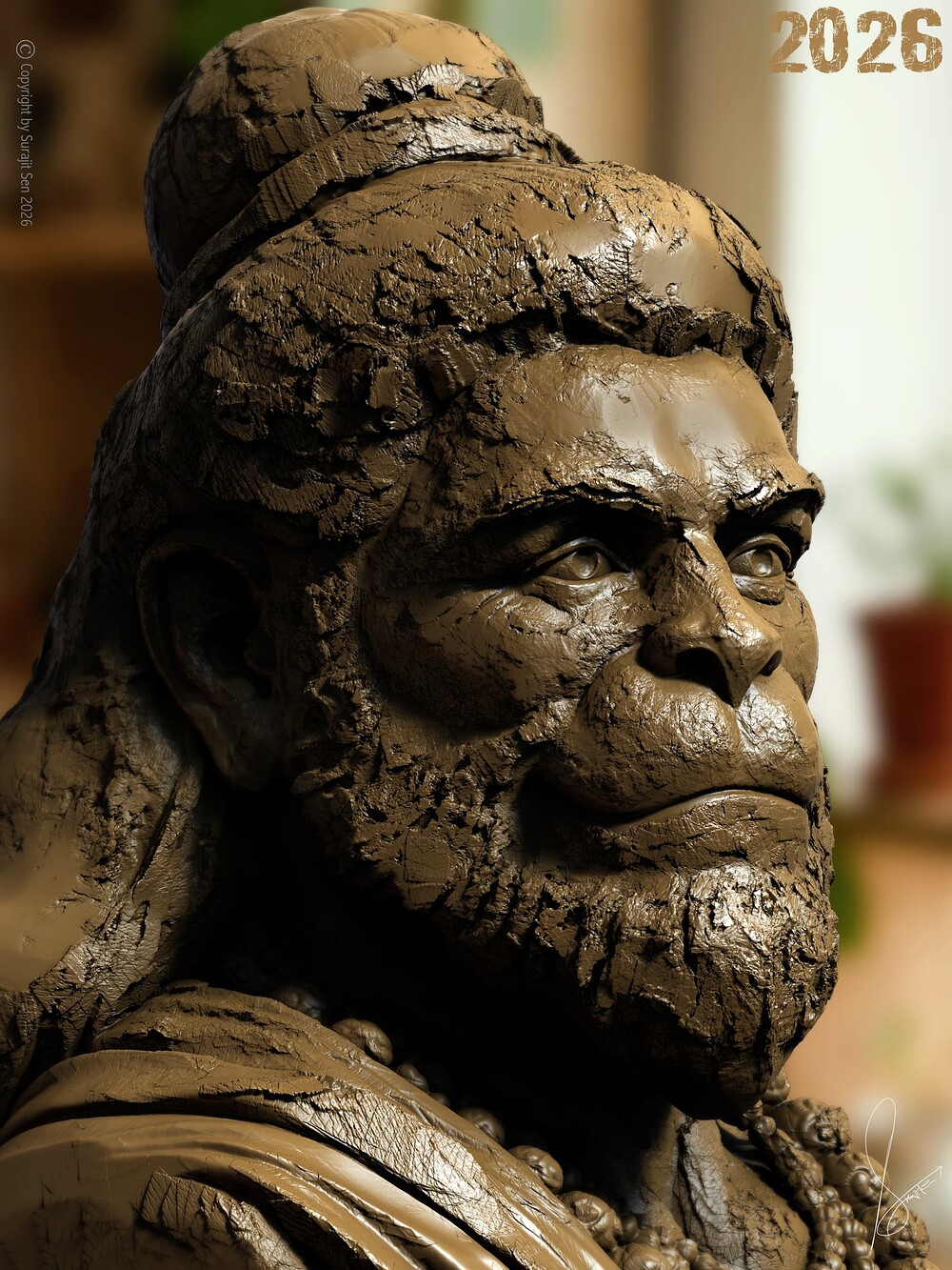 Anjaneya-Strength in Silence_Digital_Sculpture_SurajitSen_April2026