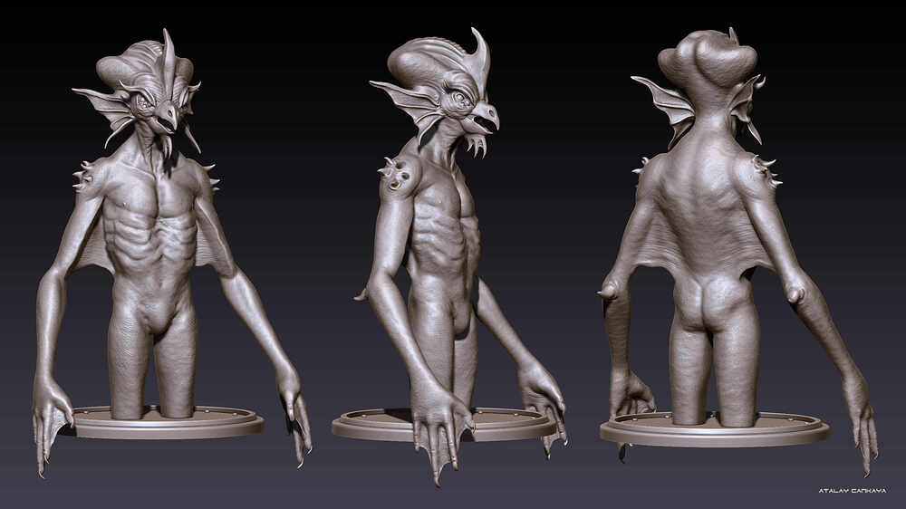 Space Chicken - Clay 1