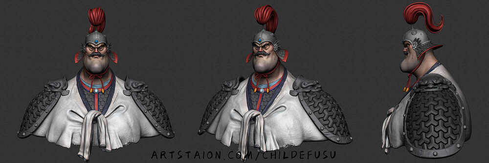 武士_zbrush