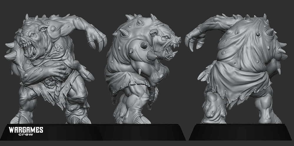 Pig 1 pose highpoly