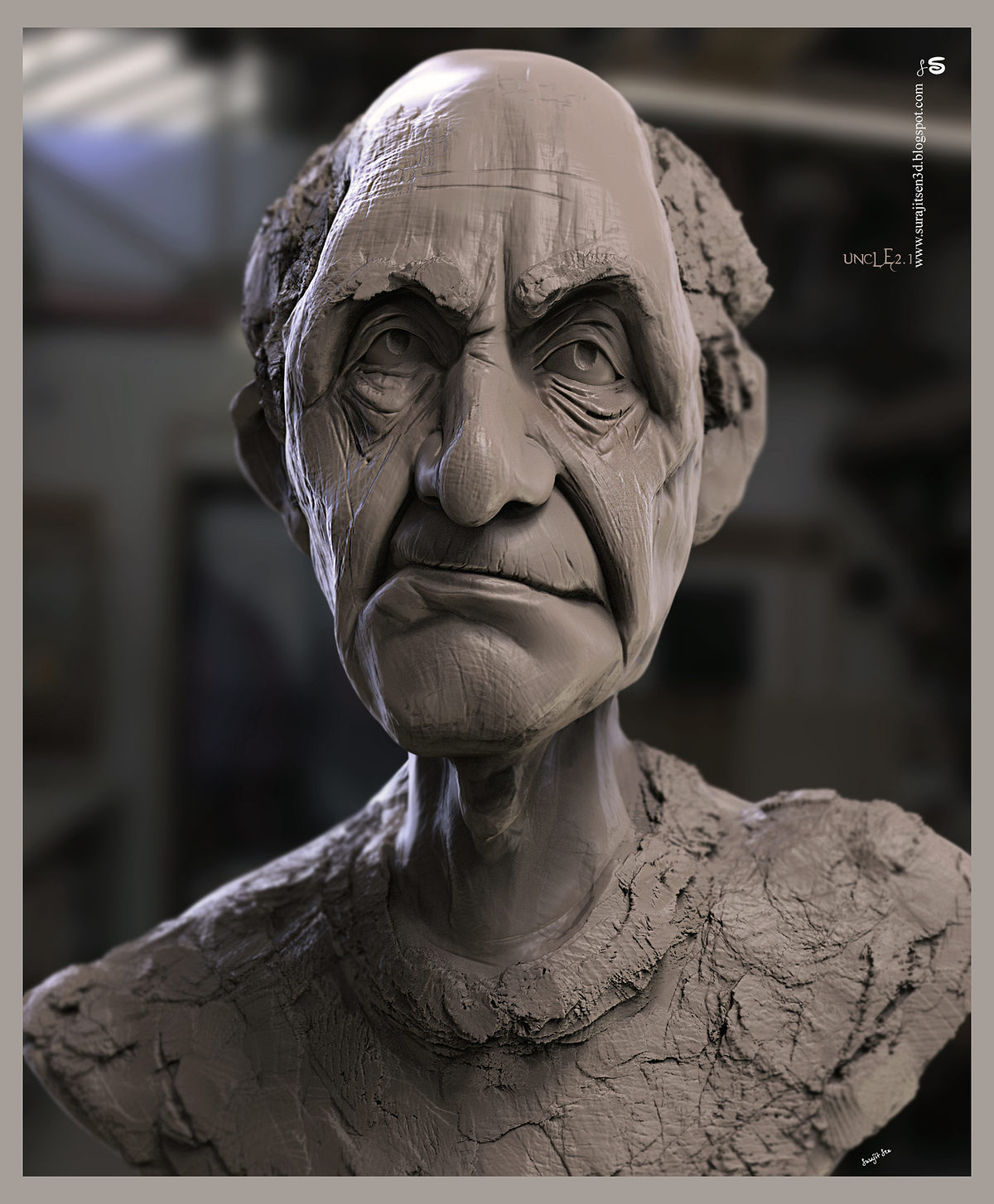 Uncle_2.1_Digital_SCulpture_SurajitSen_Aug2020A