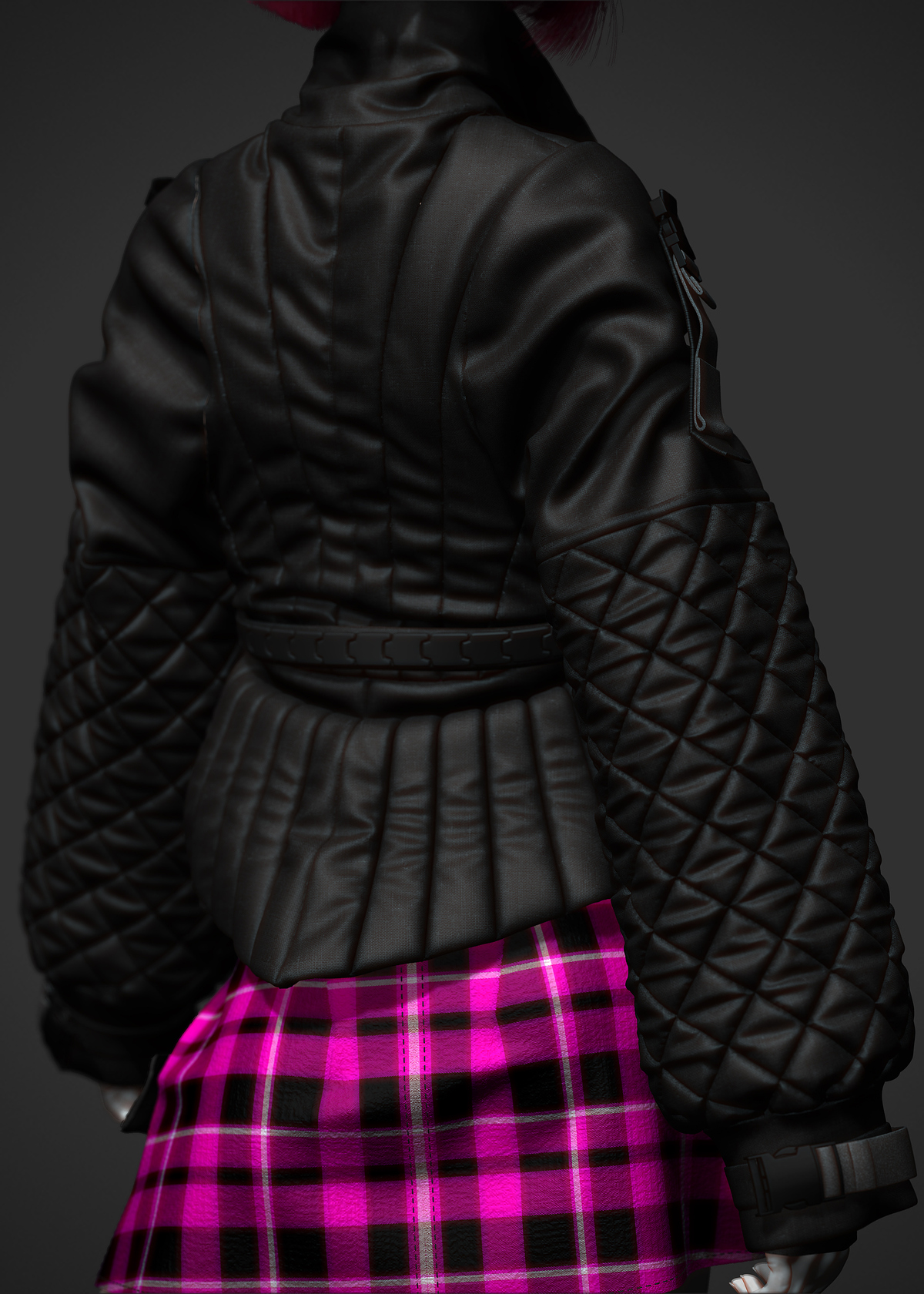 Quilted style coat_Blade Runner World by Darya Girina_15