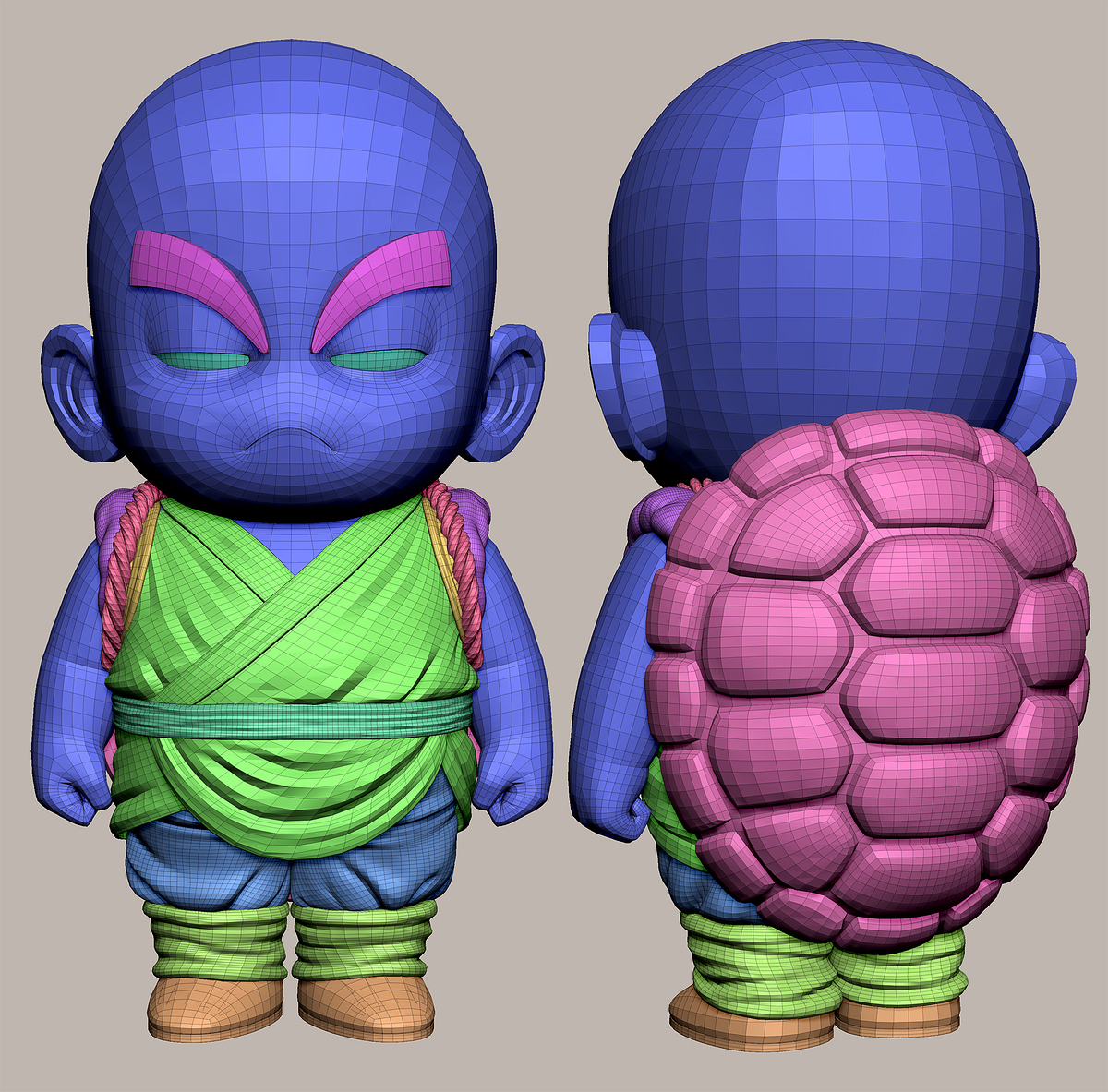 Wireframe_Krillin2