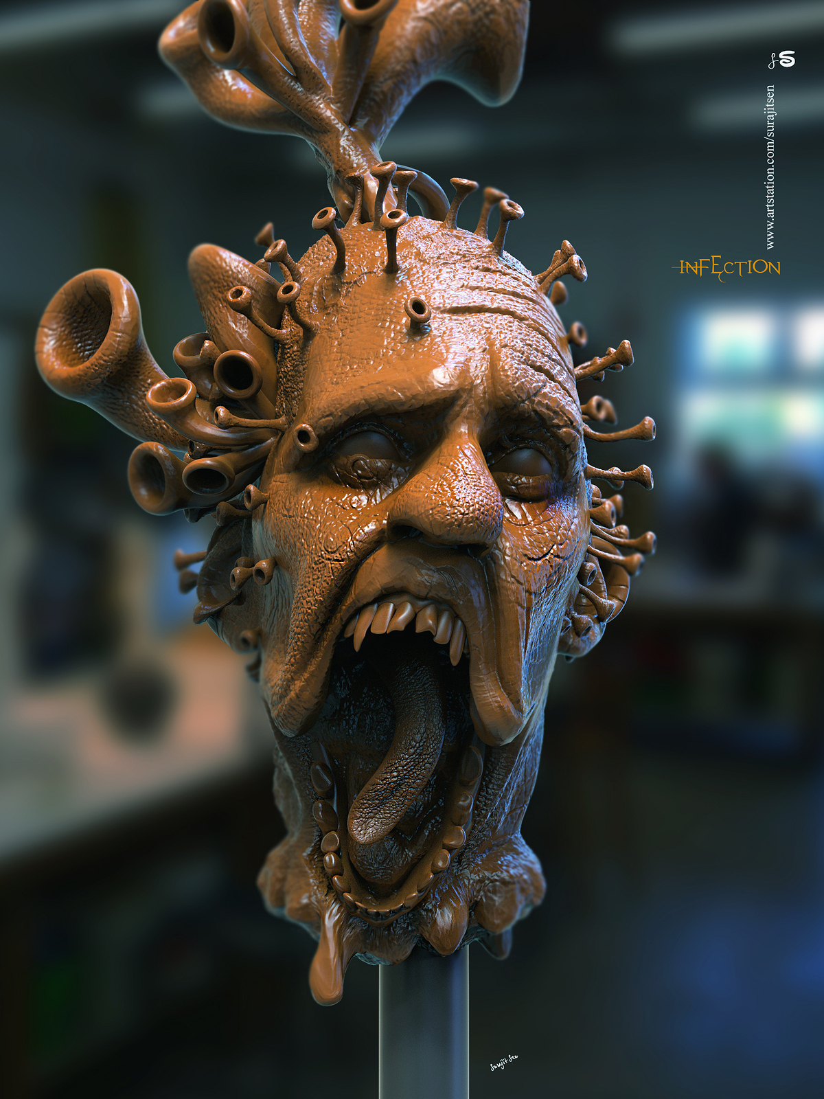 Infection_Digital_Sculpture_SurajitSen_April2020AA