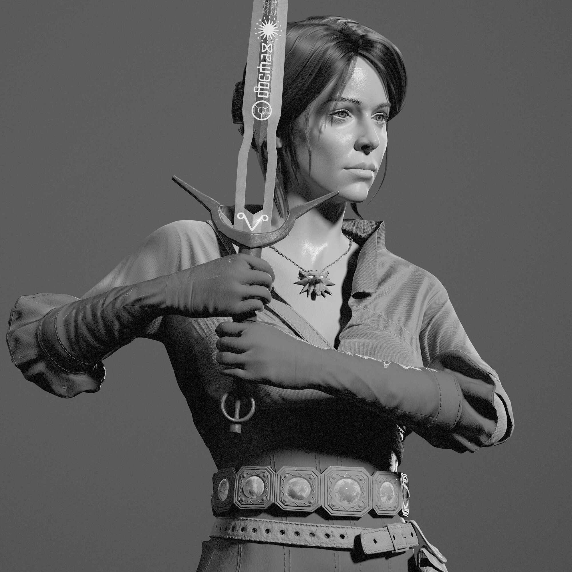 cirilla-fiona-clay-render-zbrushcentral