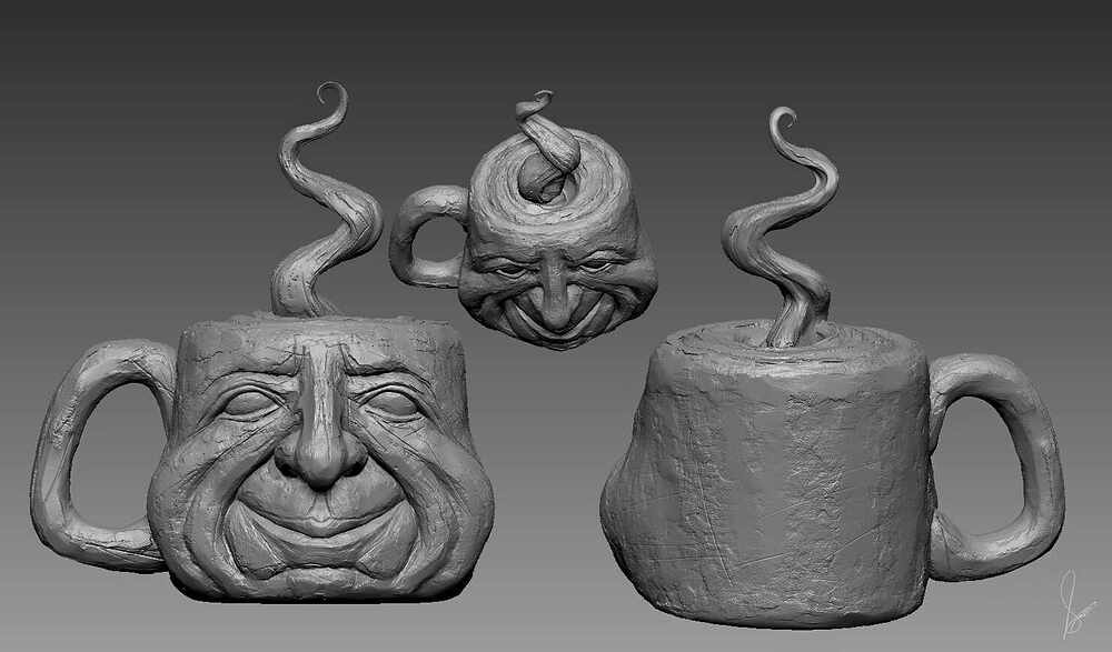Coffee_mug_Digital_Sculpture_SurajitSen_Nov2025_WIP