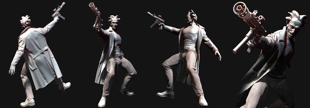 Realistic Rick Sanchez by Darya Girina sculpting_Gunman_Consept collection_3_compress