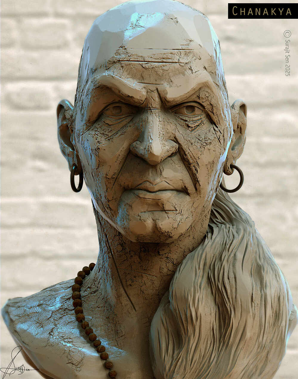 Chanakya_Digital_Sculpture_SurajitSen_May2025