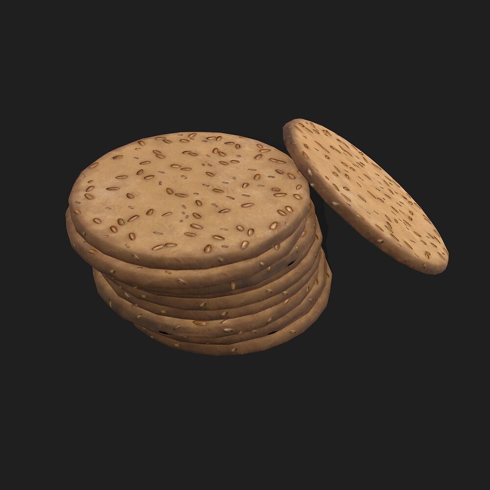 oat-cake-3d-model-low-poly-obj-fbx (1)