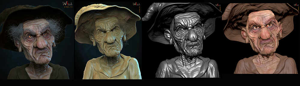 A13A_Witch_Digital_Sculpture_SurajitSen_Nov2024_WIP1