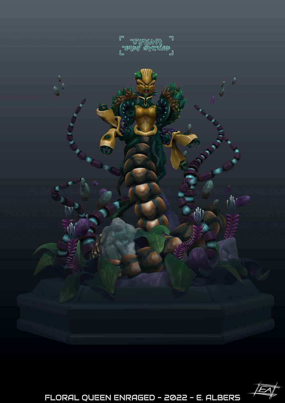 FloralQueenEnraged_TechnicalFront