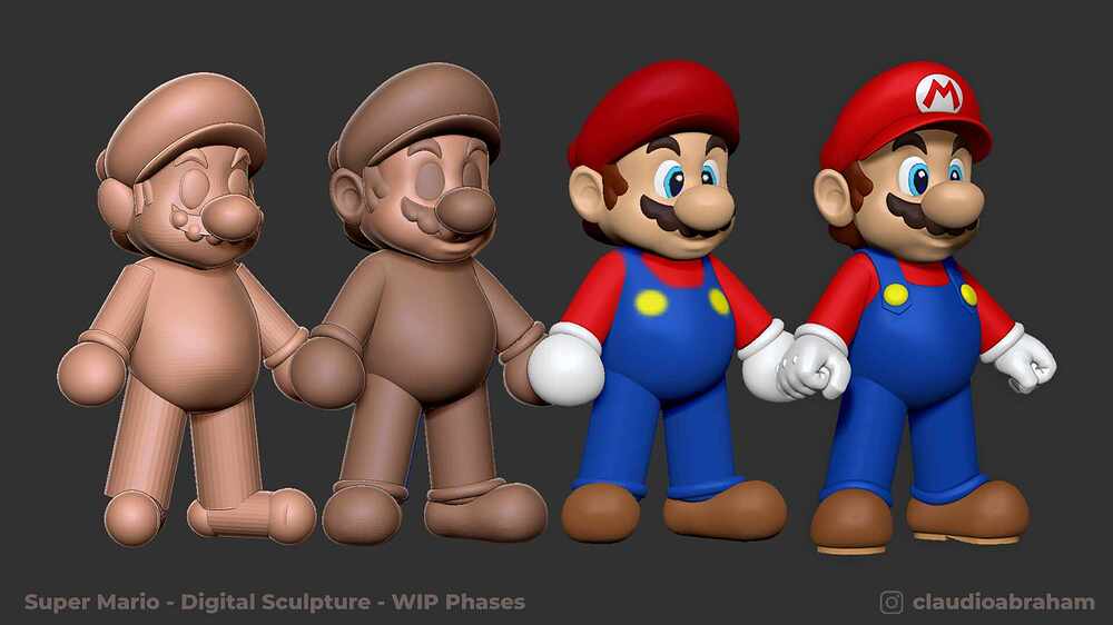 SuperMarioDiorama_ClaudioAbraham_MarioCharacterDesign