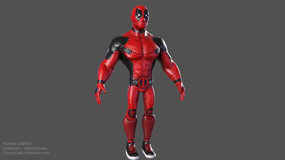 Deadpool Stylized_Marmoset_GheyreUady_1PS1