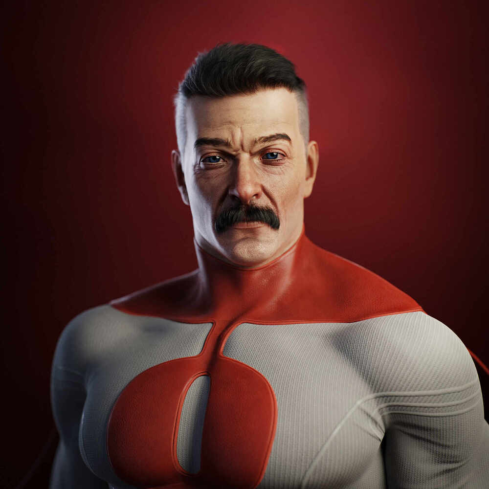 Omniman_ Closeup
