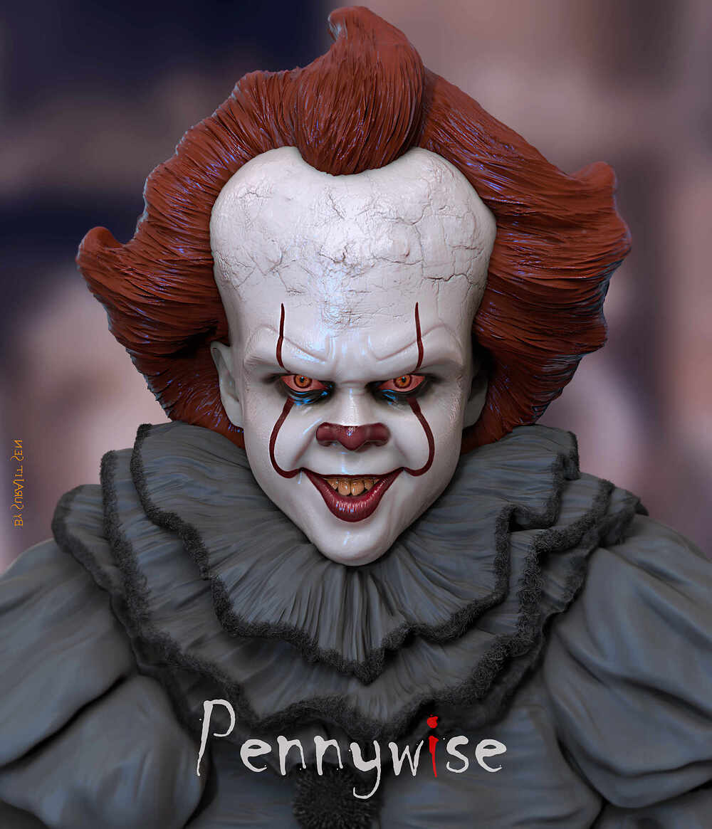 Pennywise_Digital_Sculpture_SurajitSen_Nov2024_V01