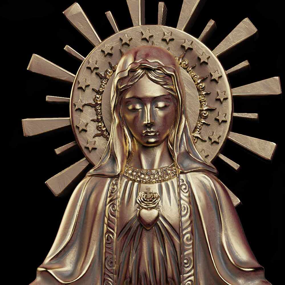 closeup virginmary