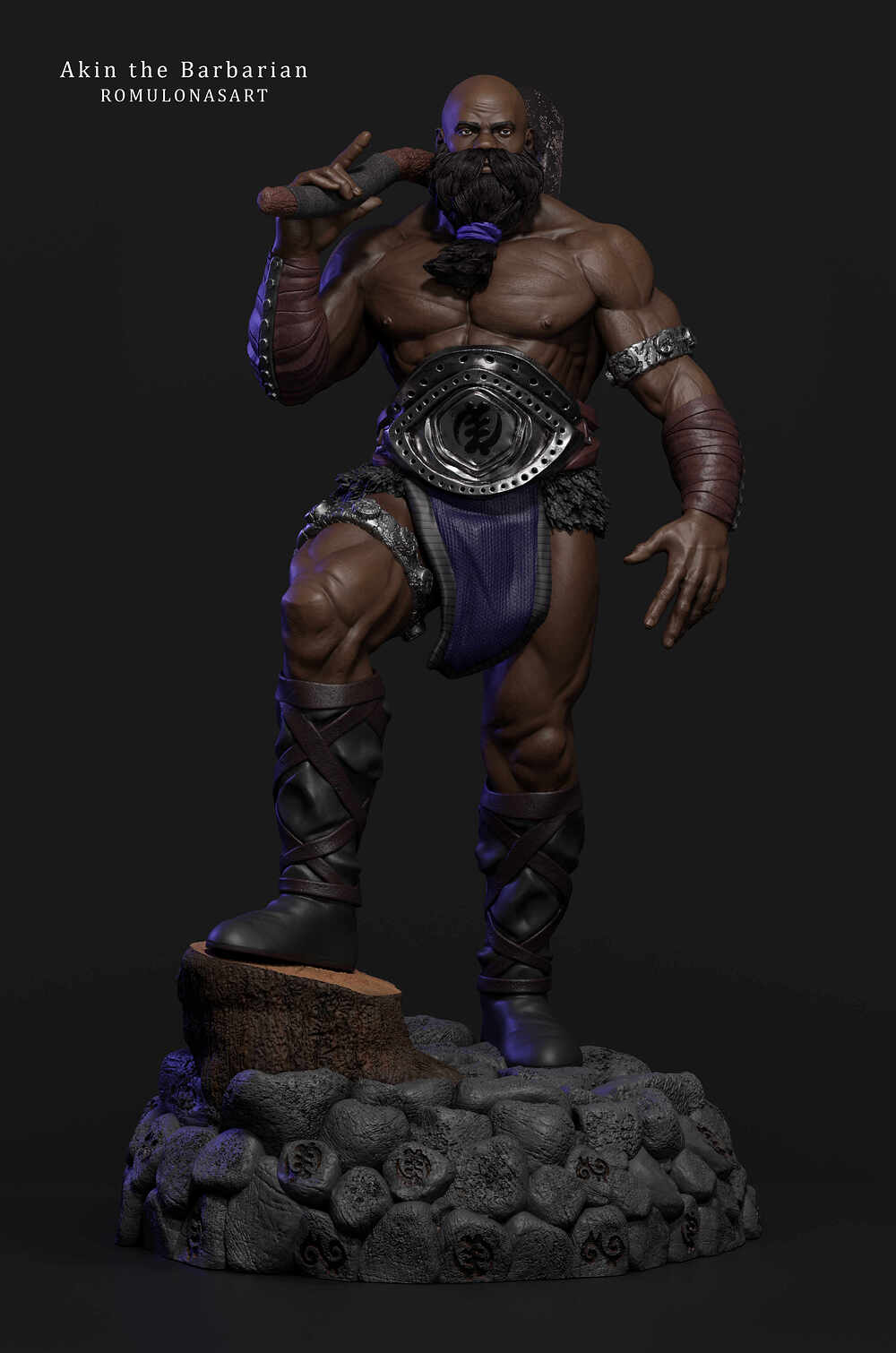 Akim - The Barbarian by Romulo Nasart Front