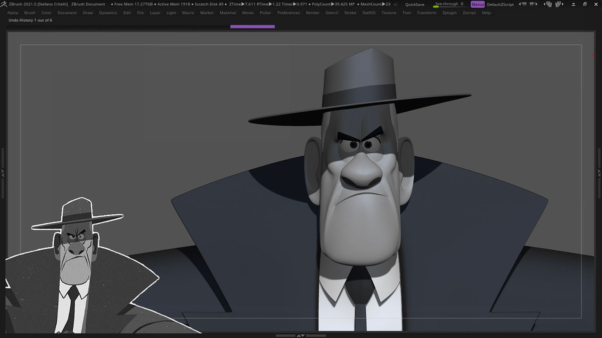 Detective Pose wip_08
