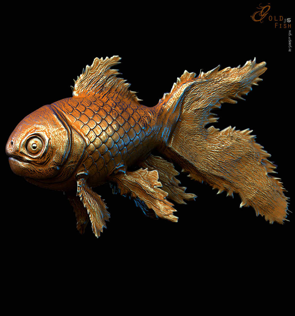 GOLD-FISH_Digital_Sculpture_SurajitSen_May2022A