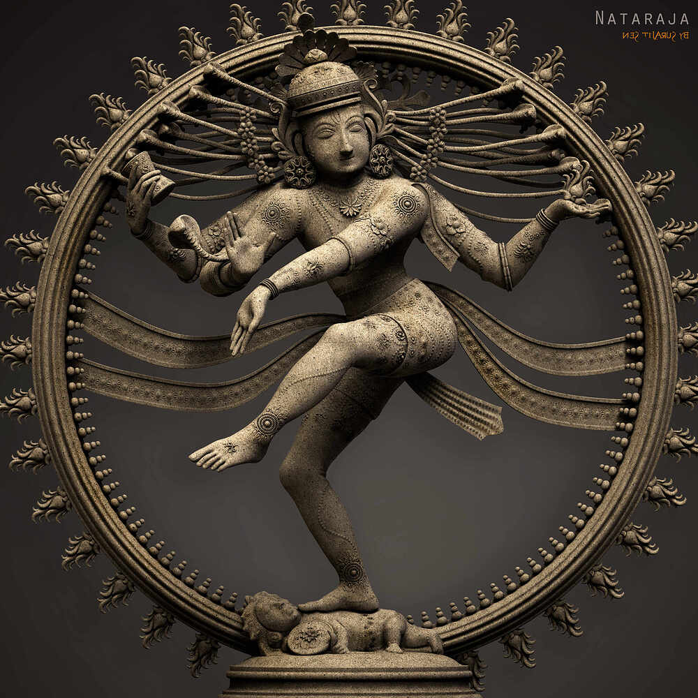 Nataraja_Digital_Sculpture_SurajitSen_Aug2023_look1