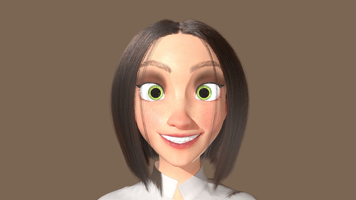 Close UP front smiling