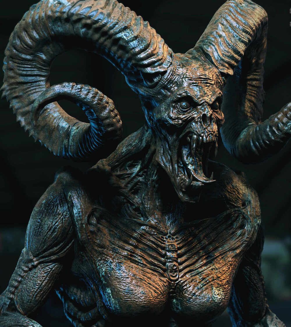 Horn_Creature_Digital_Sculpture_SurajitSen_May2026AA