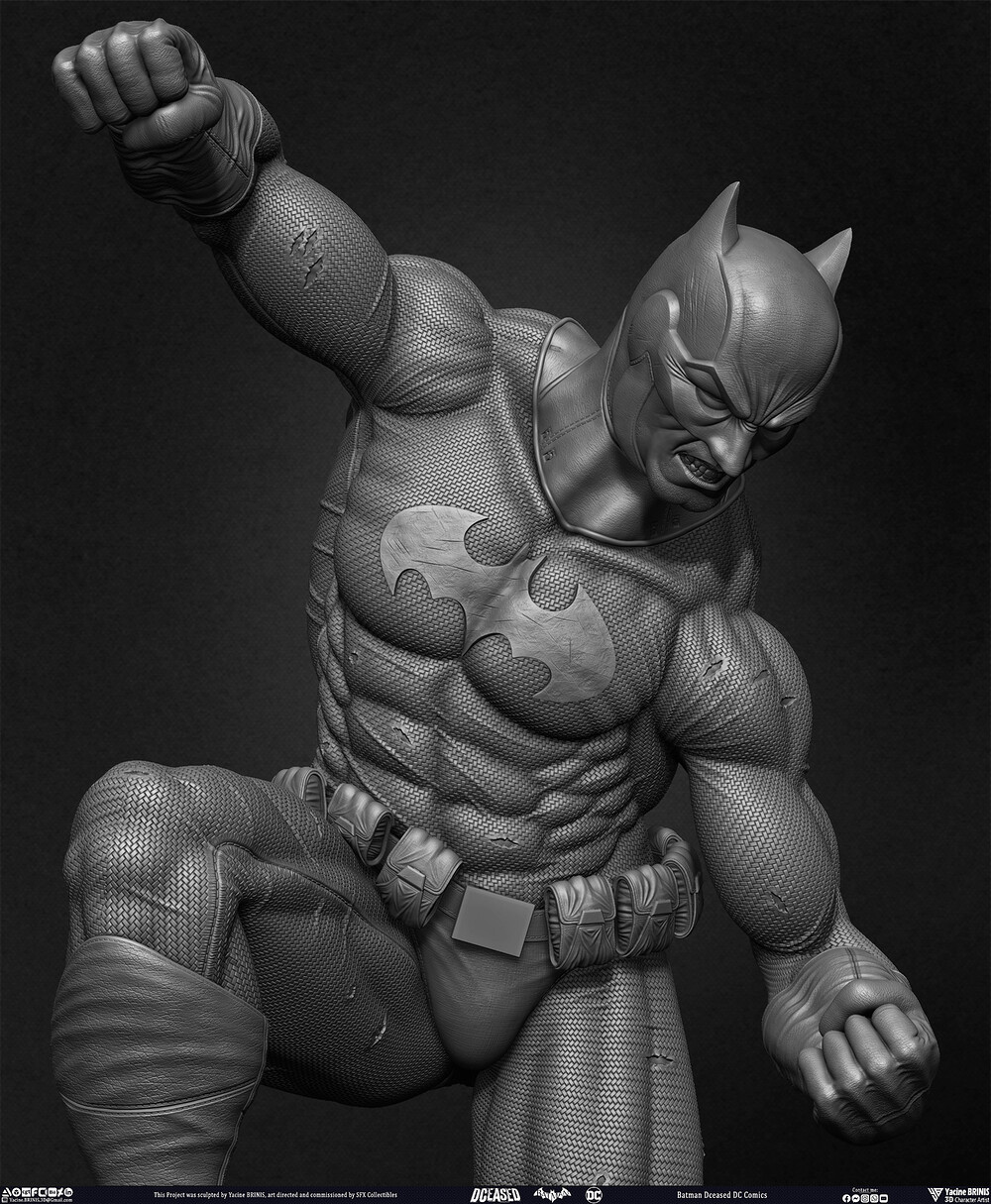 Batman Dceased DC Comics sculpted by Yacine BRINIS 041