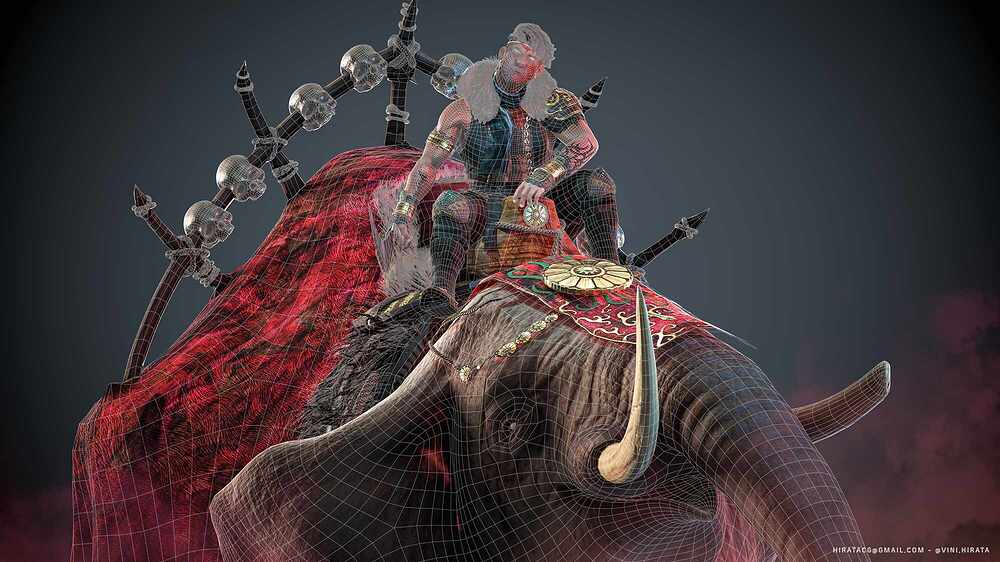 EM CIMA DO ELEFANTE B WIREFRAME copy