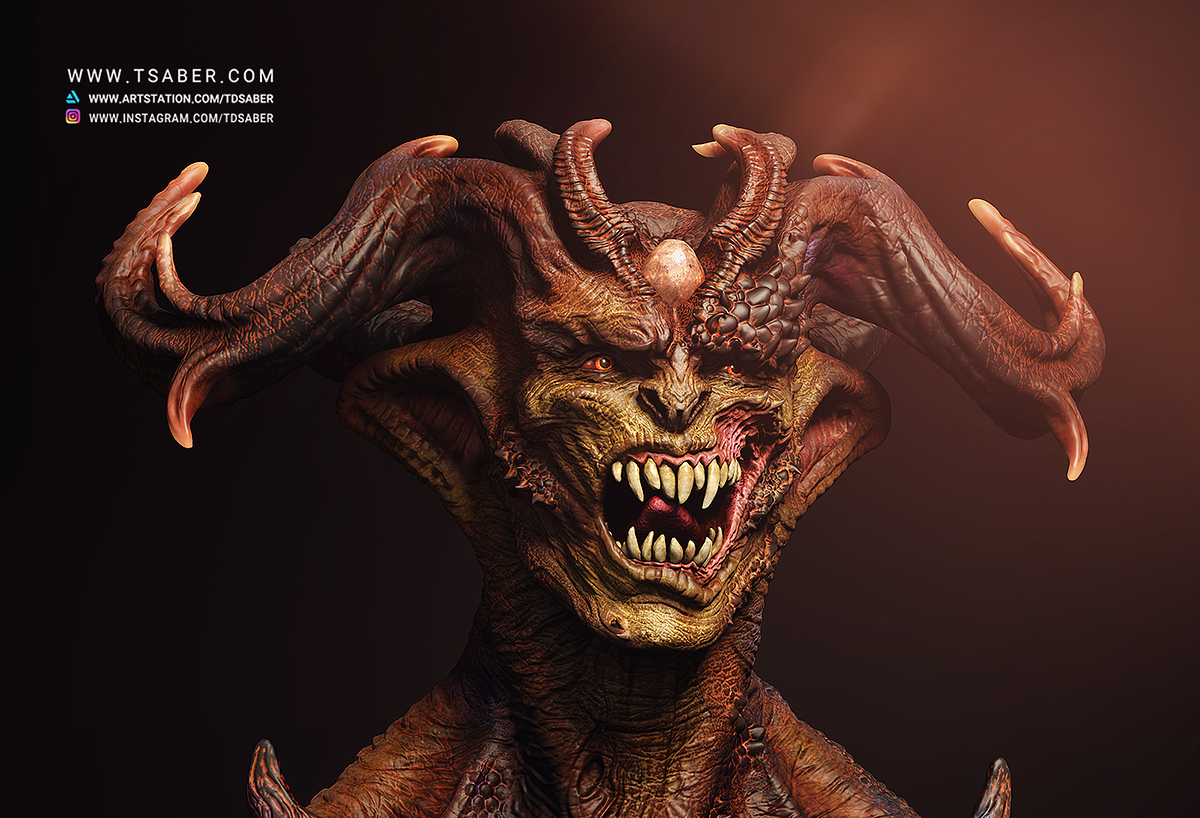 Demon Portrait - Tsaber 02