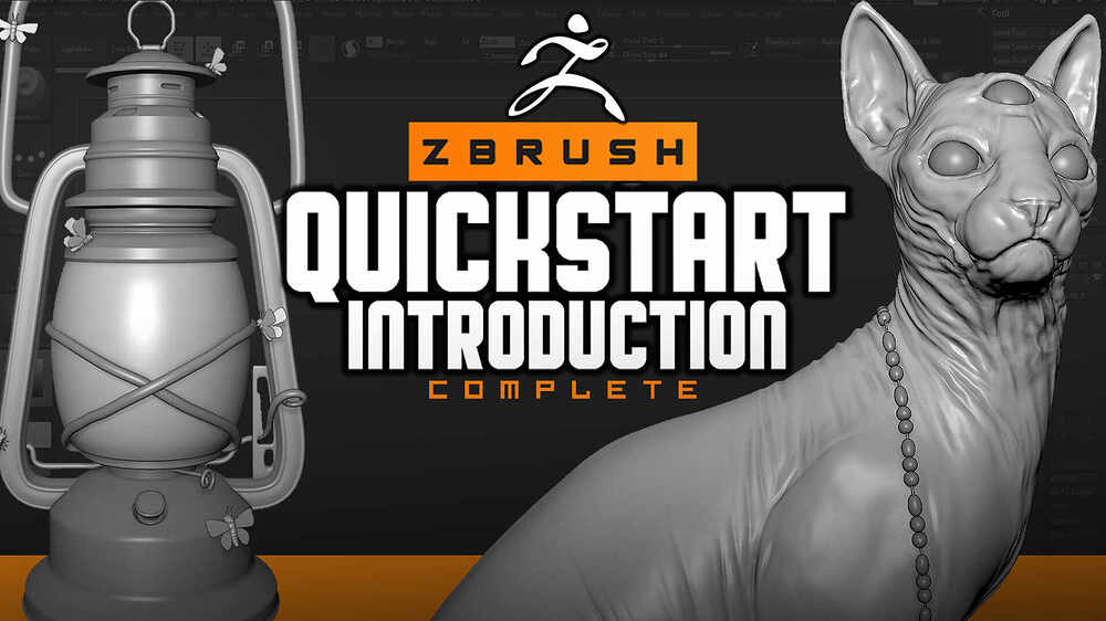 ZBrush Digital Sculpting Easy Simple Beginners Intro Tutorial Course Complete 0