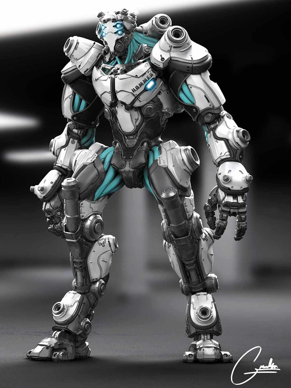 hammer popici render keyshot