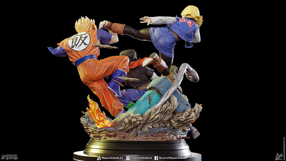 Future Gohan Vs Androids 4K 05