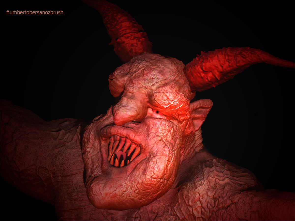 evil-zbrush-model