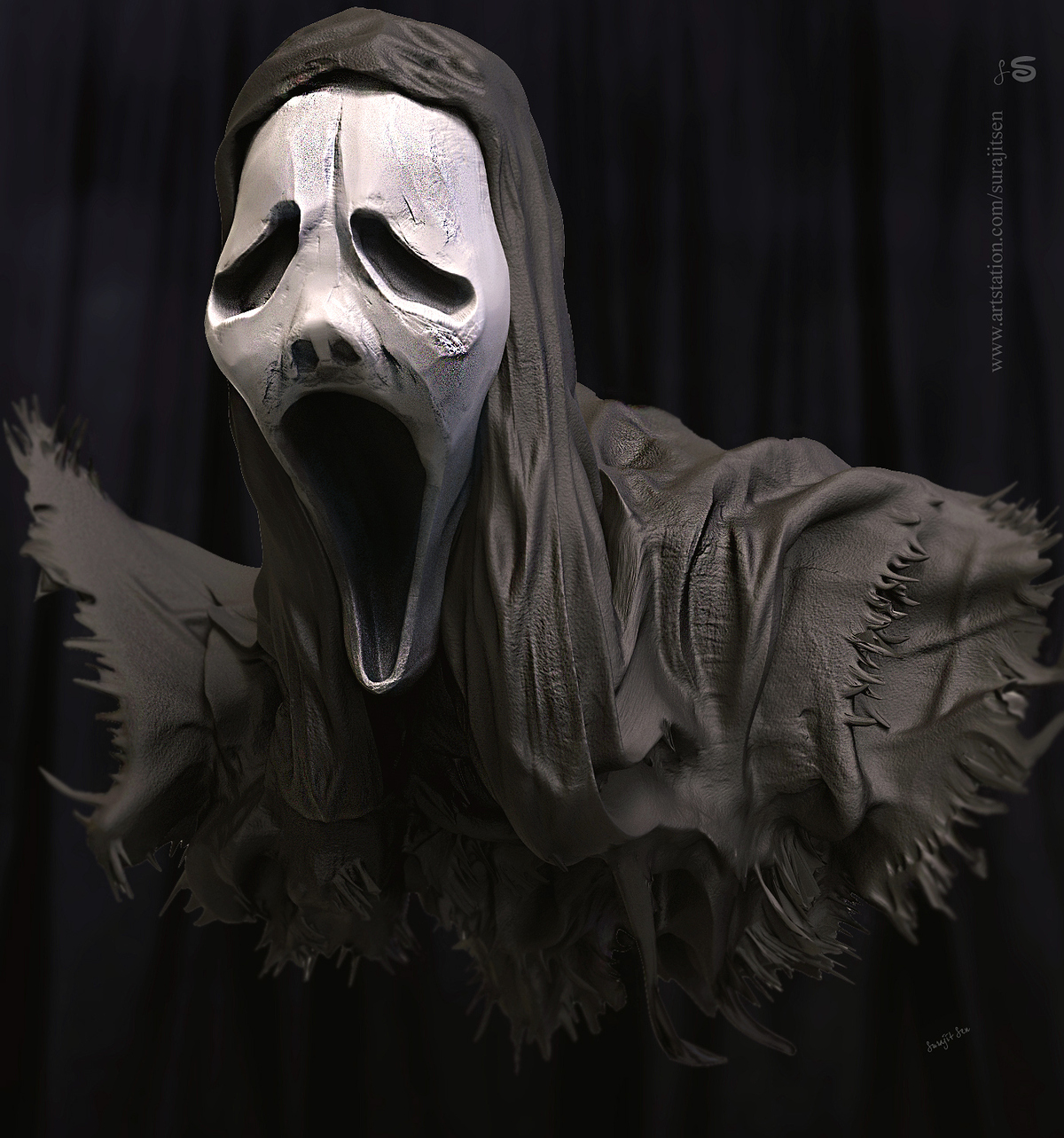 Killer_Mask_Digital_Sculpture_SurajitSen_jul2019