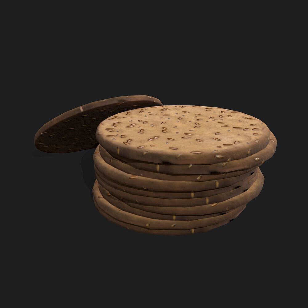 oat-cake-3d-model-low-poly-obj-fbx (3)