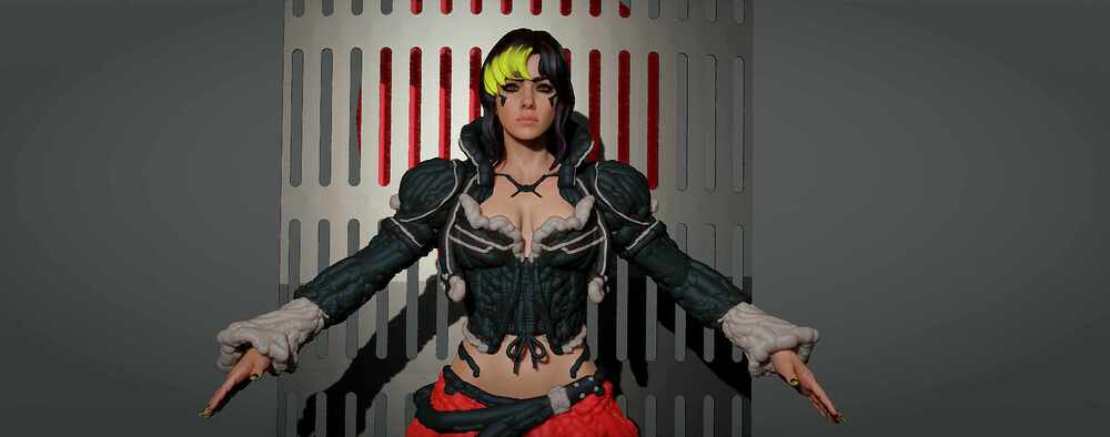 CyberSnowWhite_Zbrush05