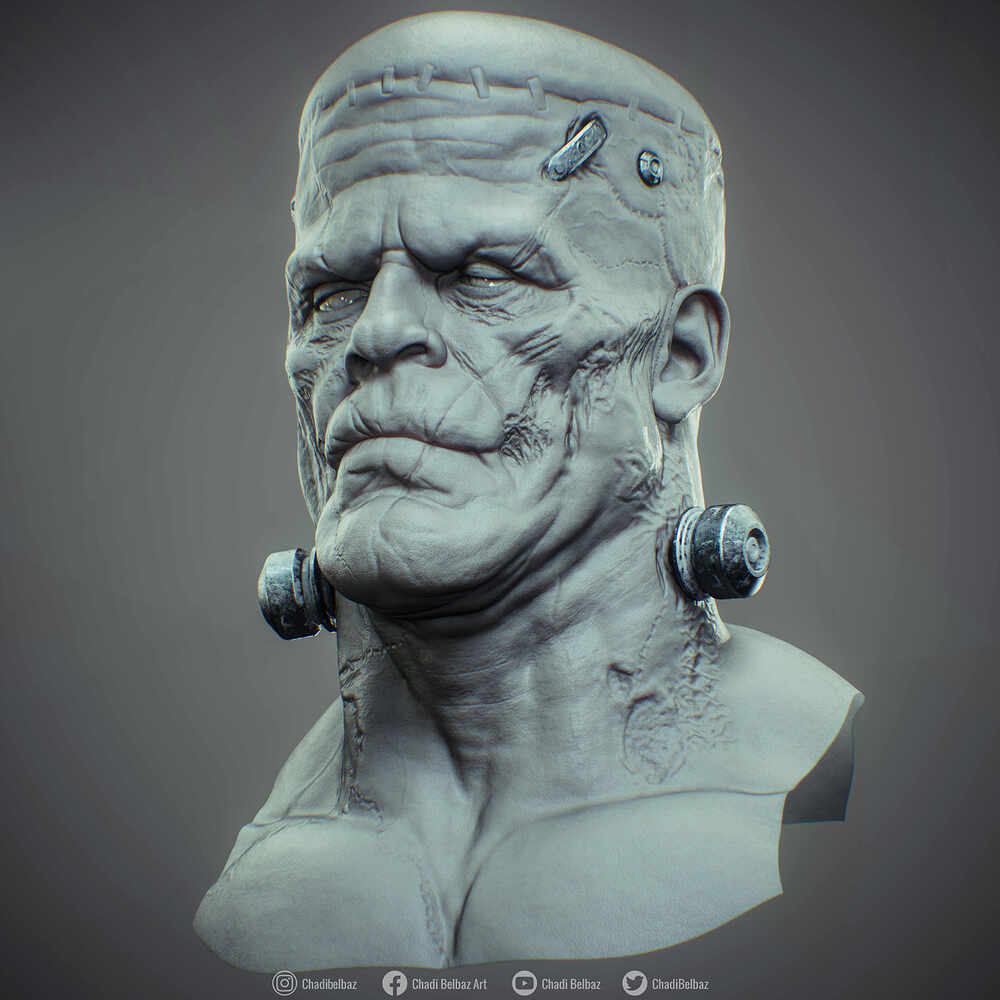 Frankenstein Monster Wips Render_004