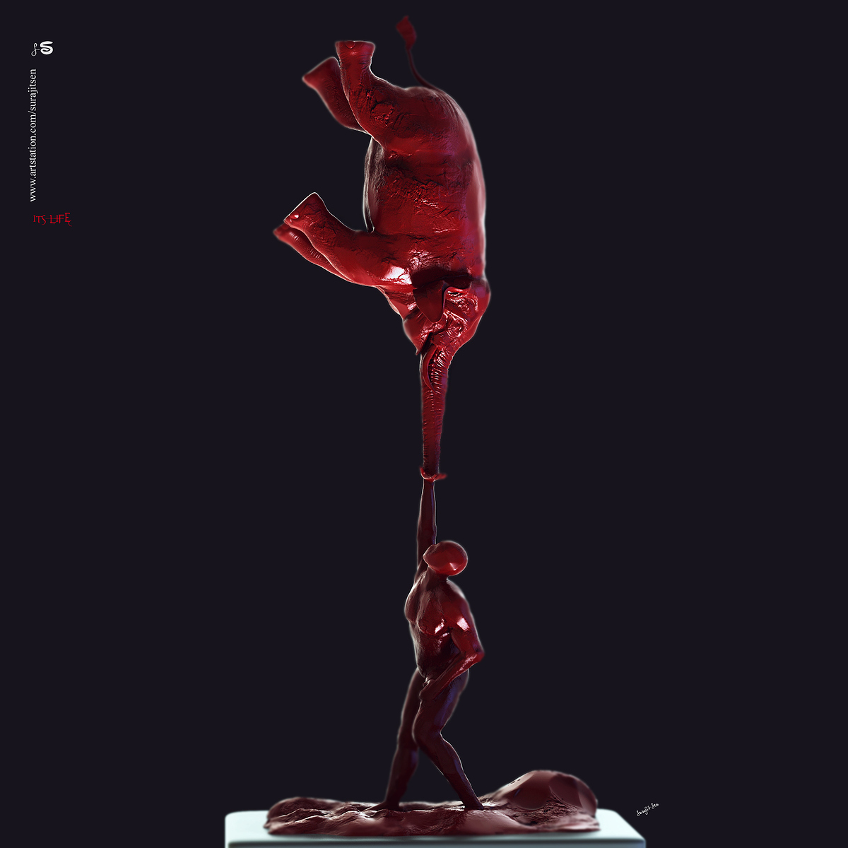 Its_life_Digital_Sculpture_SurajitSen_Oct2019
